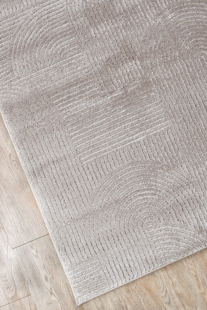 Ontario Taupe in Grey : Runner Rug