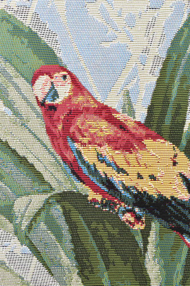 Paradise Birds In Sky Blue Colour Rug