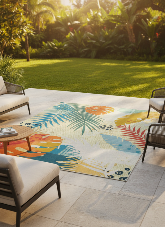 Paradise Sunset in Multi Colour Rug