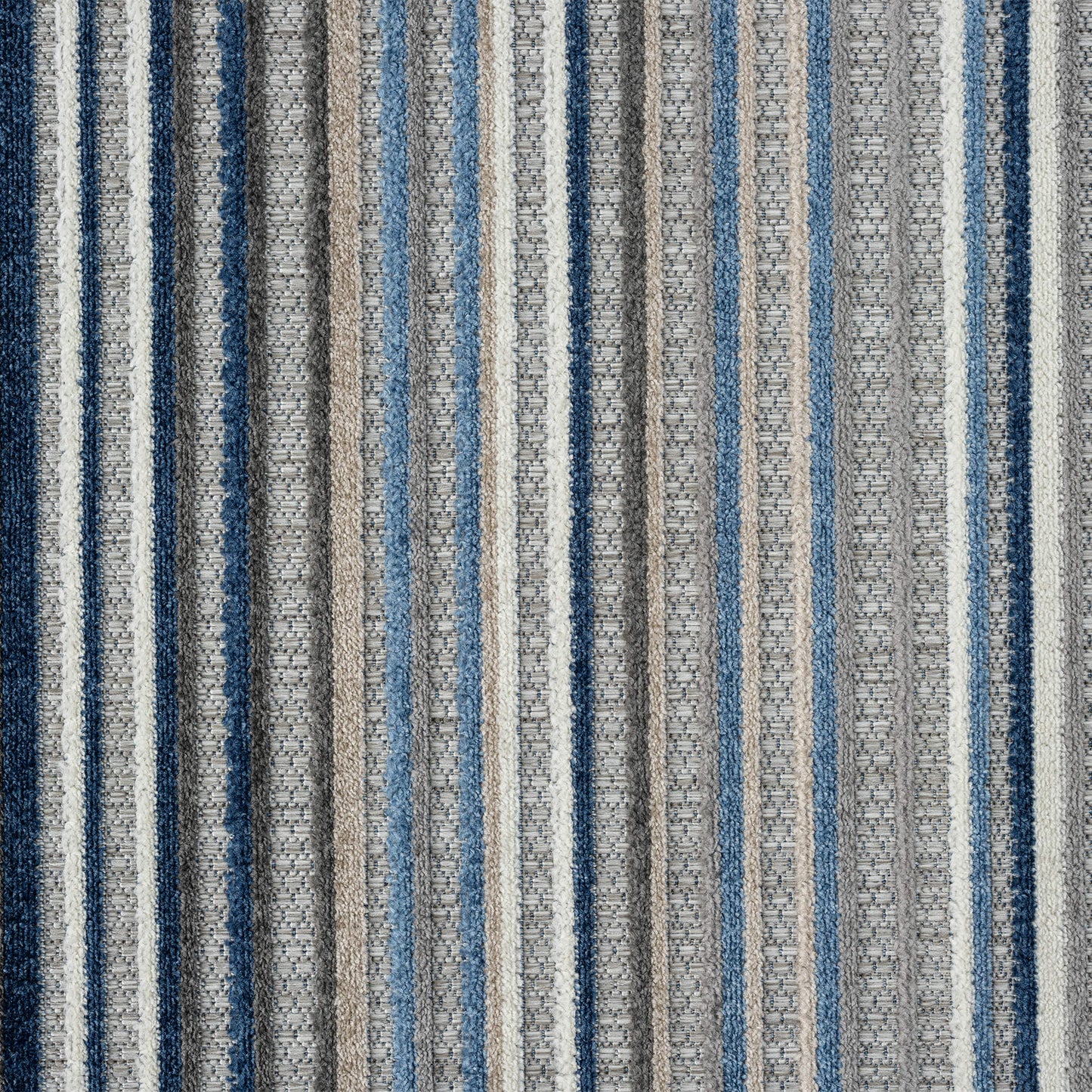 Paradise Cloud Floral Patterns & Shed Resistant in Grey : Runner Rug