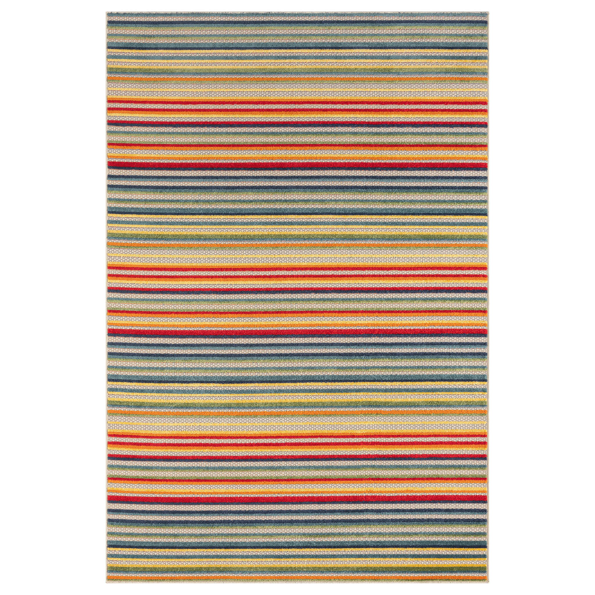 Shed Rug Paradise Bold Tropical & Outdoor Shed Resistant in Multicolour Rug ...
