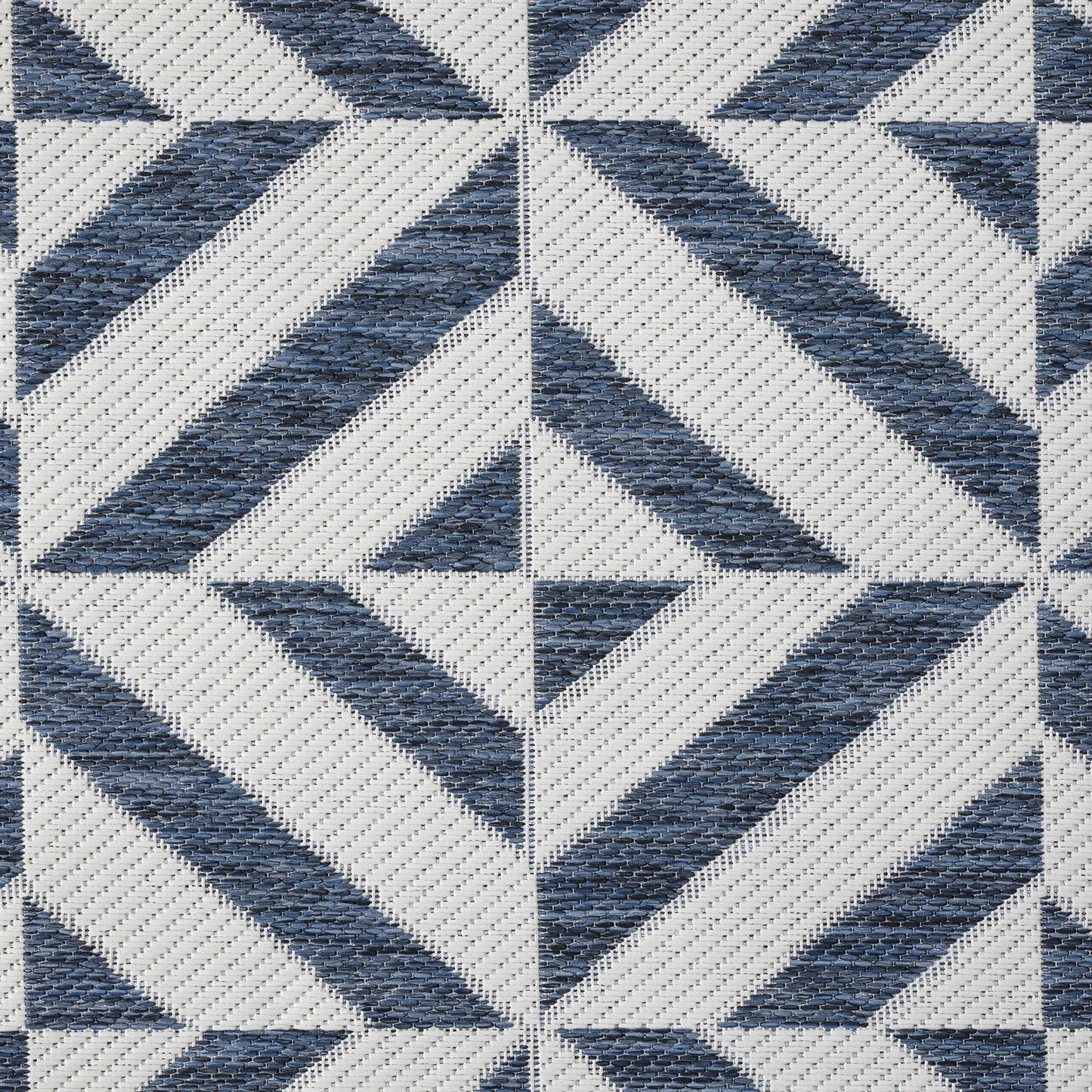 Patio Aqua in Blue : Runner Rug