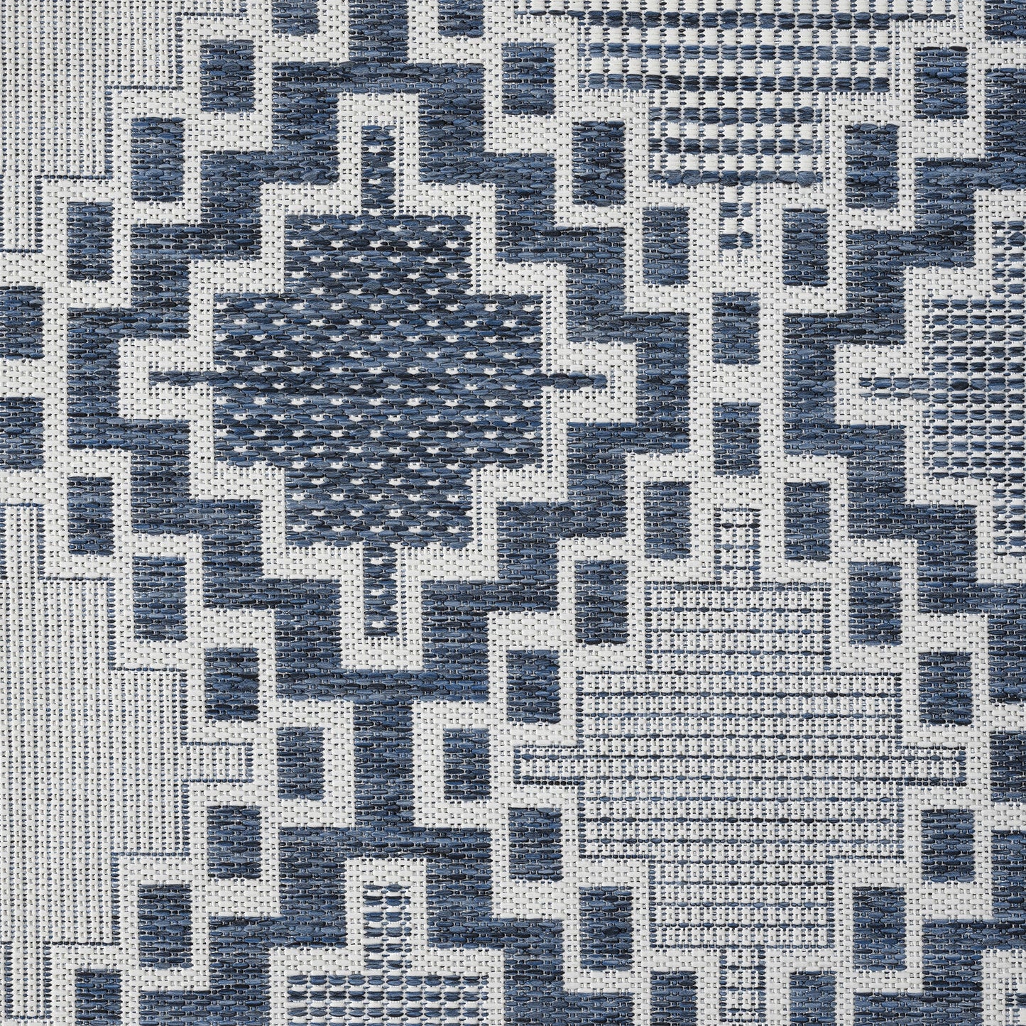 Patio Arctic in Blue : Runner Rug