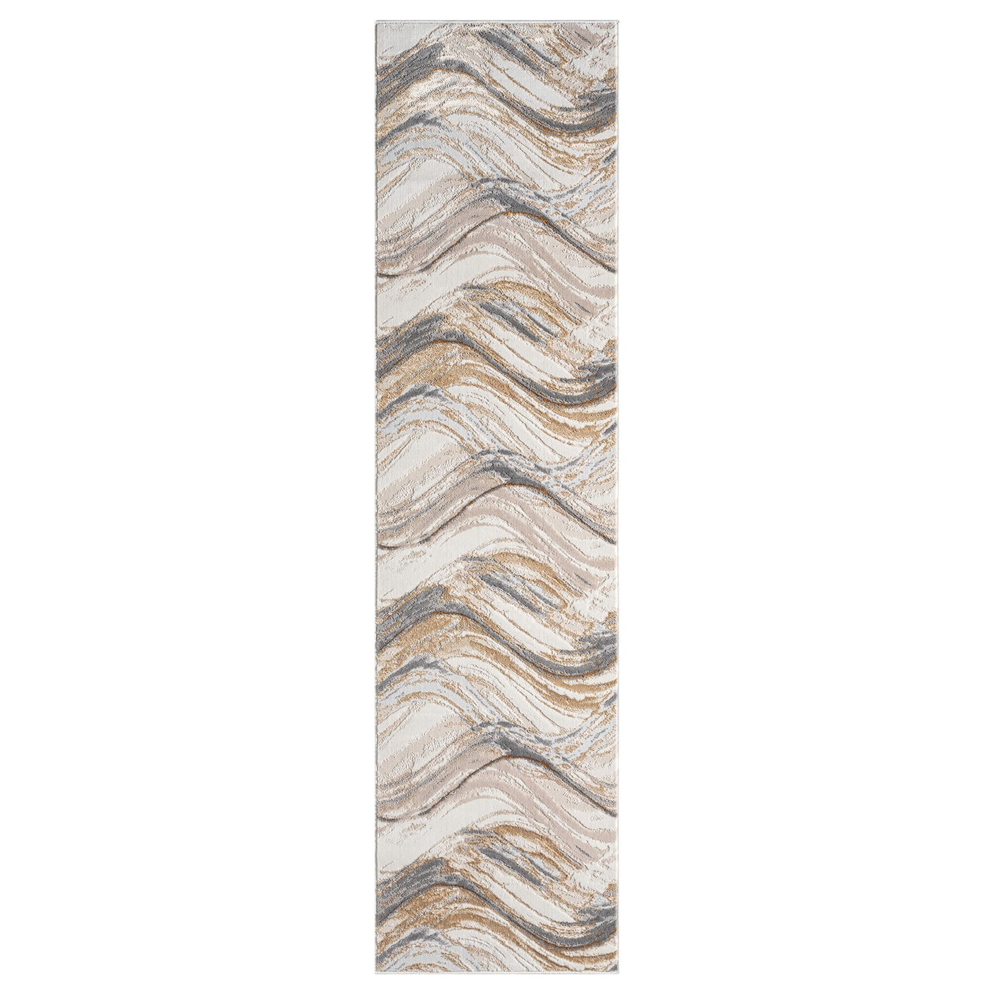 Relic Terra in Beige : Runner Rug