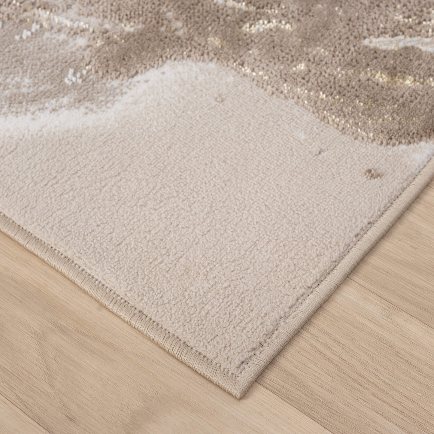 Relic Gold in Beige : Runner Rug