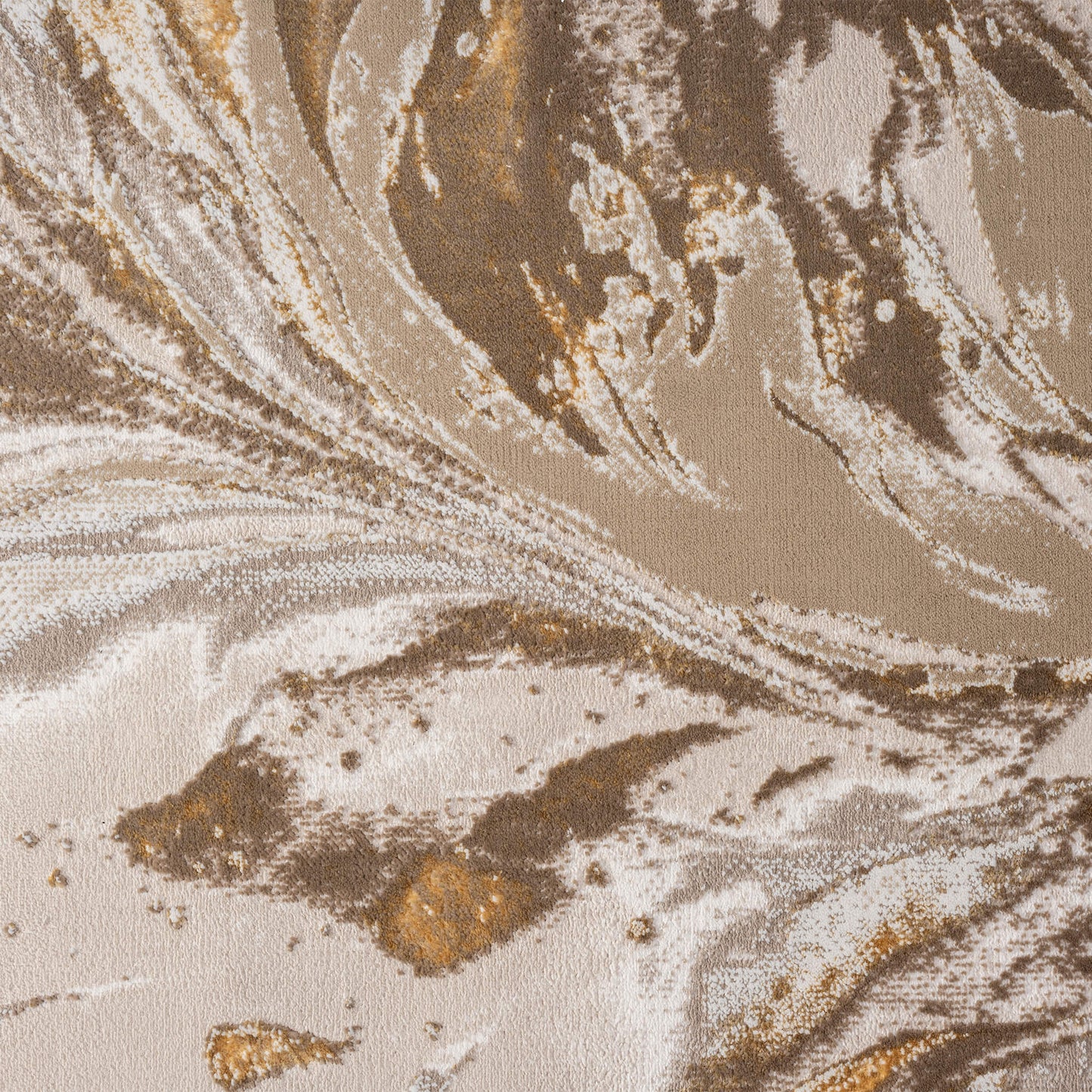 Relic Gold in Beige : Runner Rug