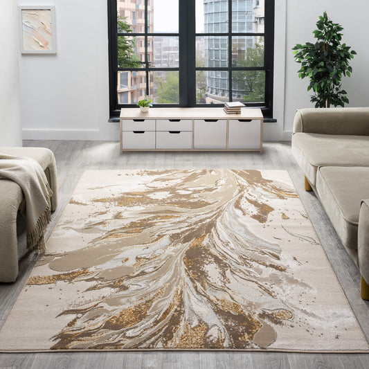 Relic Gold in Beige Rug