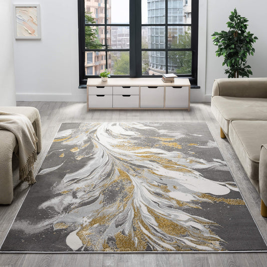 Relic Slate in Grey Rug