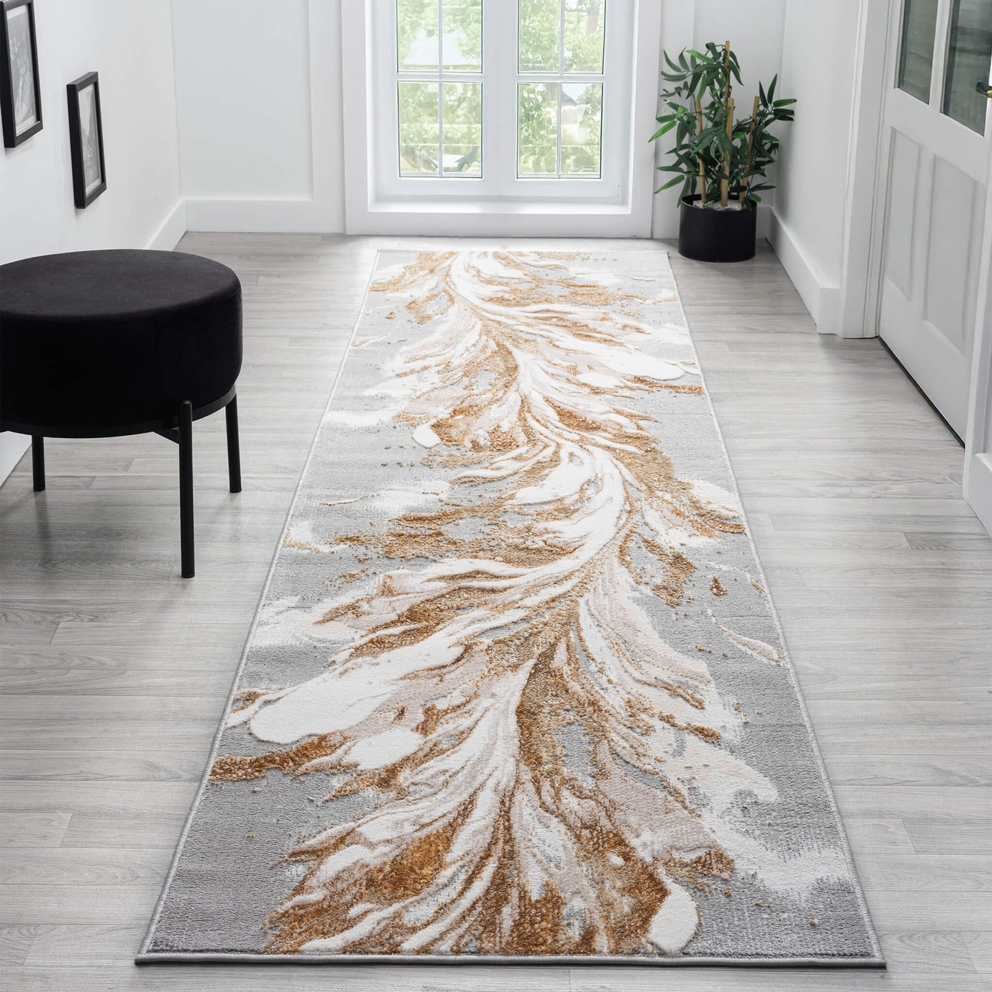 Relic Terra in Beige : Runner Rug