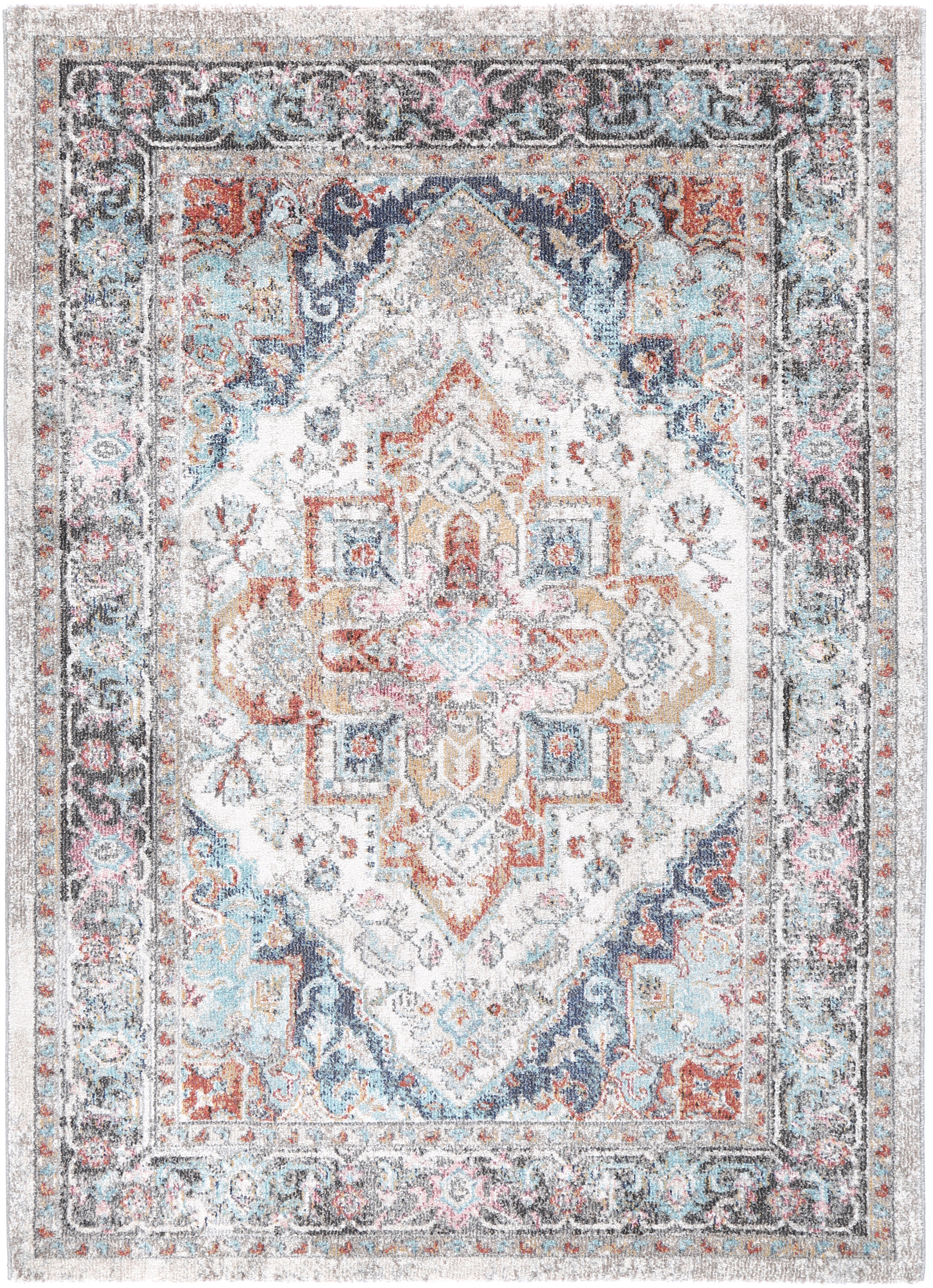 Salsa Yanet In Ivory & Multi Rug – Cheapest Rugs Online