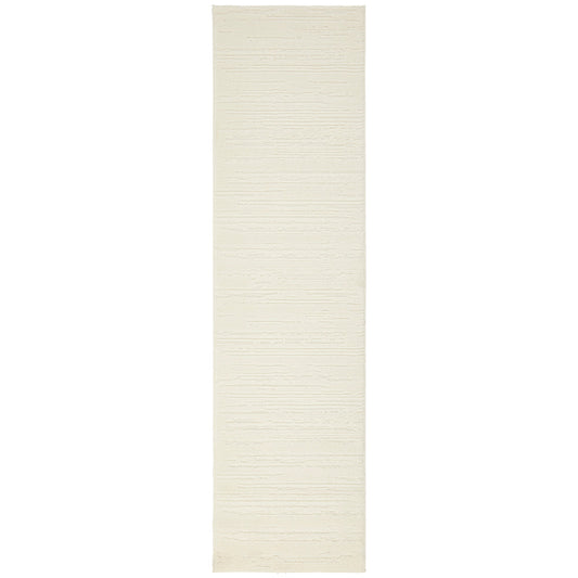 Serenade Ezra White Runner Rug