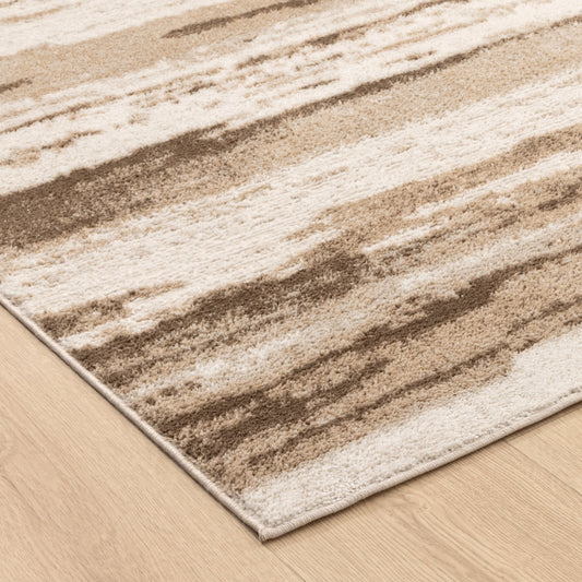 Edition Watercolour Lines in Brown Colour Rug