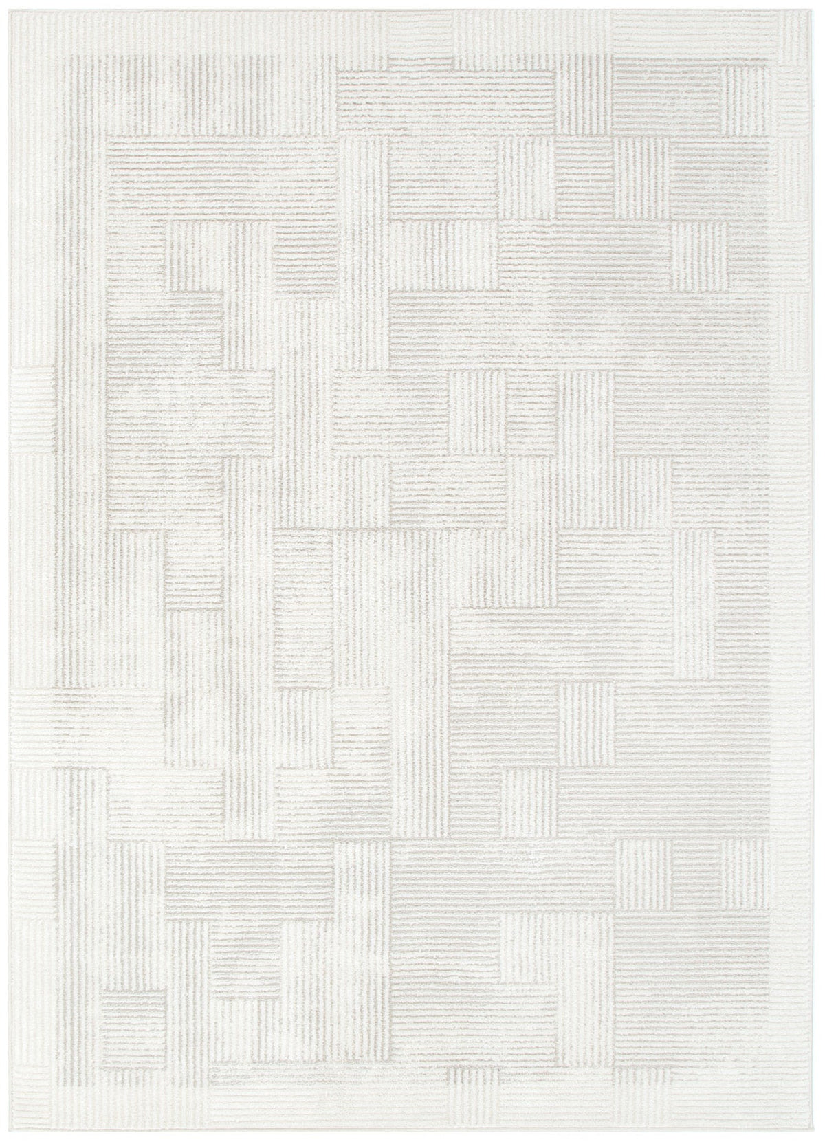 Edition Abstract Lines in Beige colour Rug