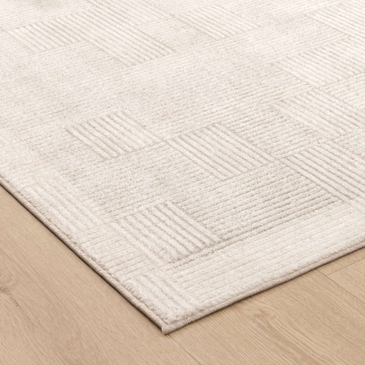Edition Abstract Lines in Beige colour Rug