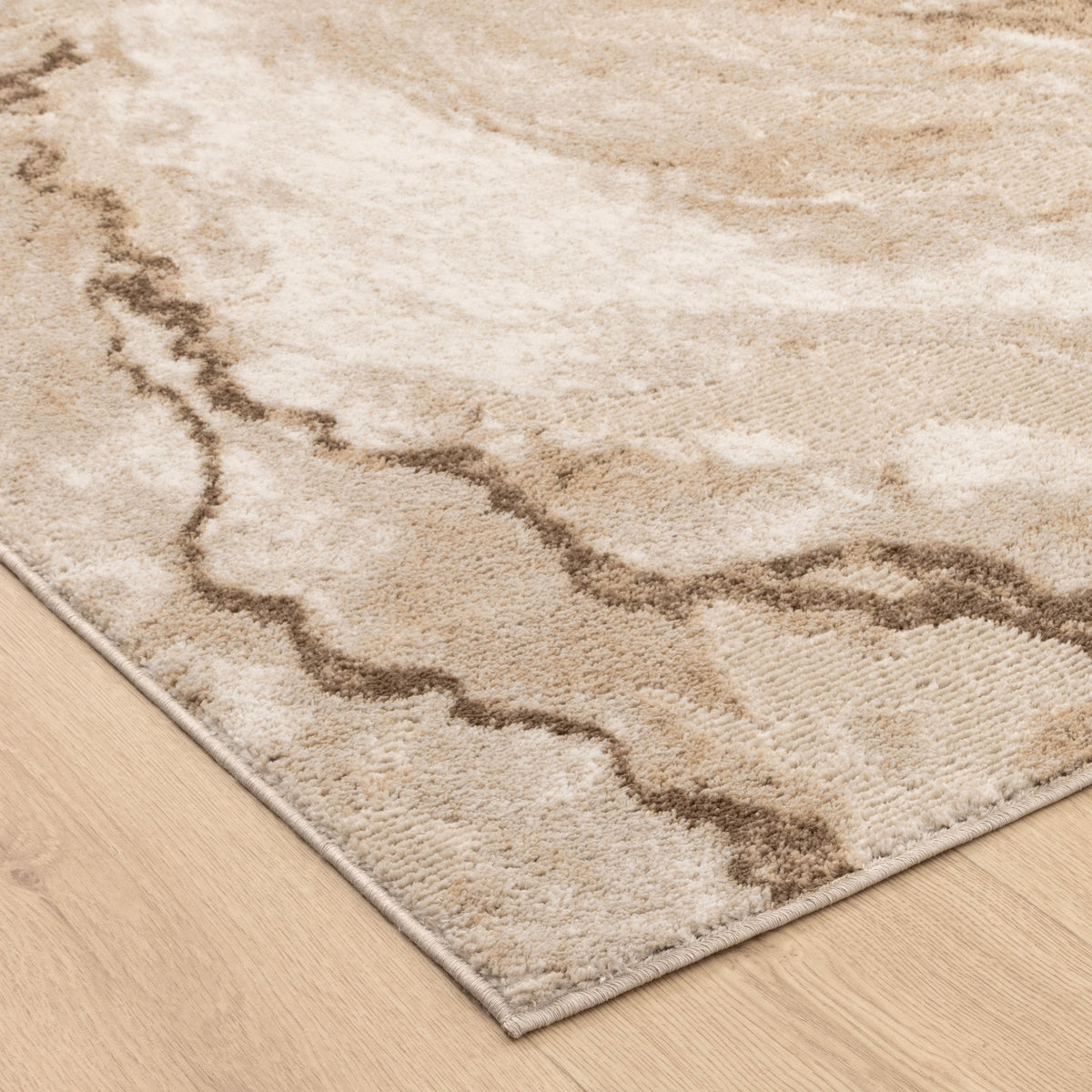 Edition Marble Astract in Beige Colour Rug