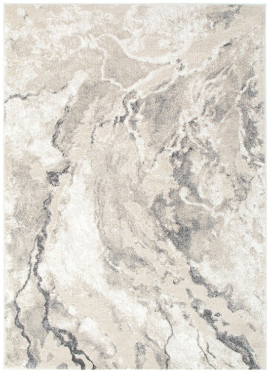 Edition Marble Abstract in Grey Colour Rug