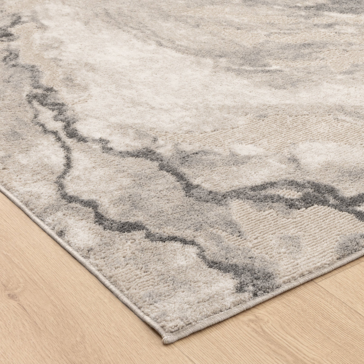 Edition Marble Abstract in Grey Colour Rug