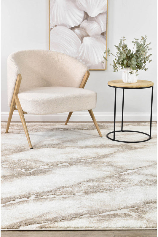 Sofia Emberwood in Beige Rug