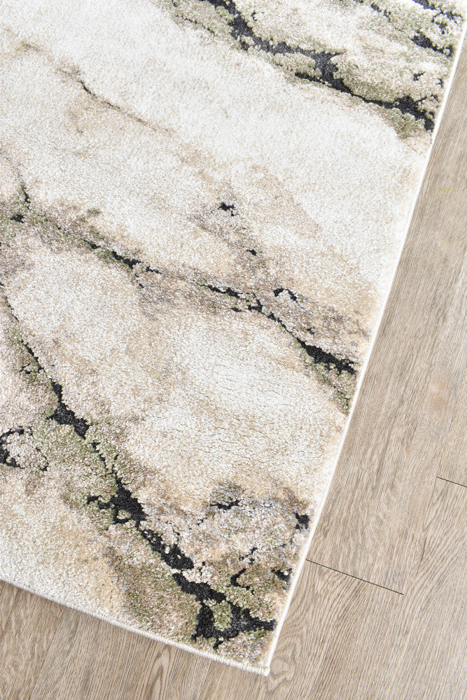 Sofia Sagefrost Beige & Cream : Runner Rug