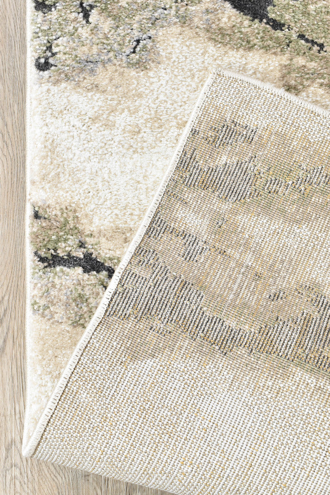 Sofia Sagefrost Beige & Cream : Runner Rug