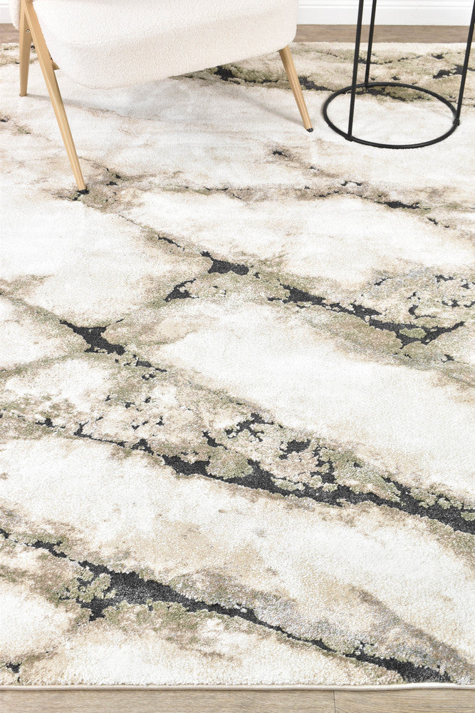 Sofia Sagefrost in Beige Rug