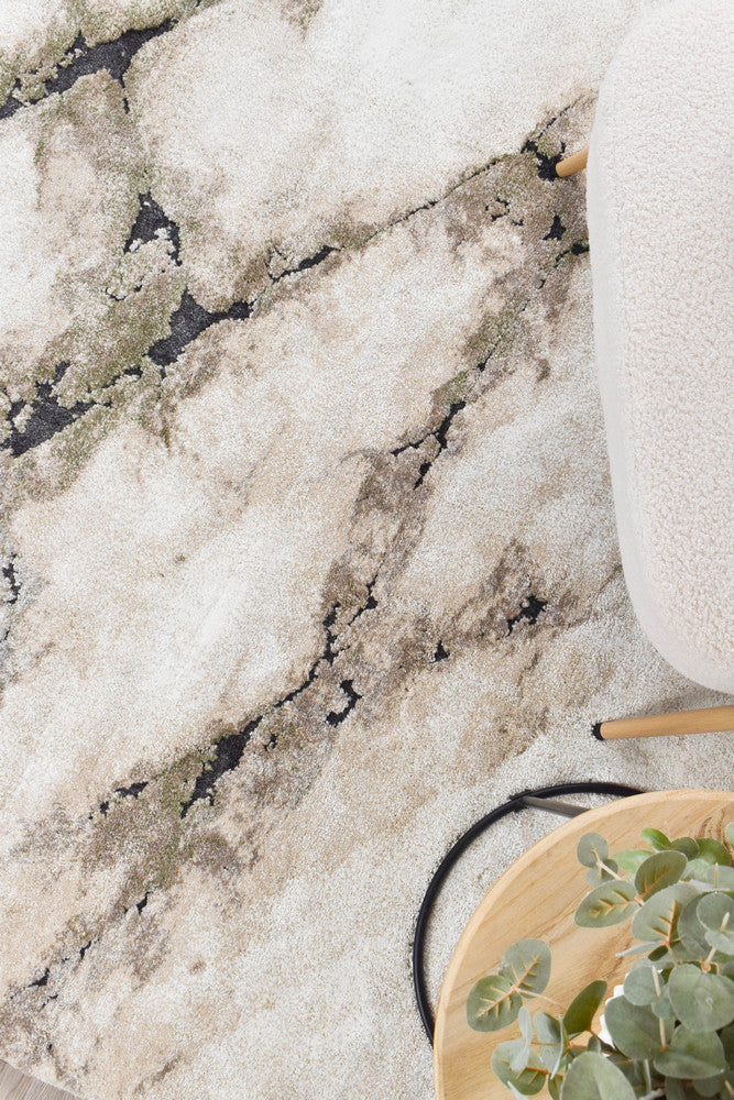 Sofia Sagefrost in Beige Rug