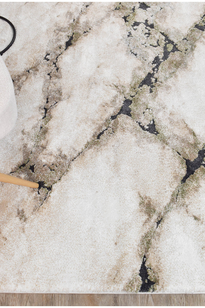 Sofia Sagefrost in Beige Rug