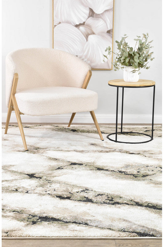 Sofia Sagefrost in Beige Rug