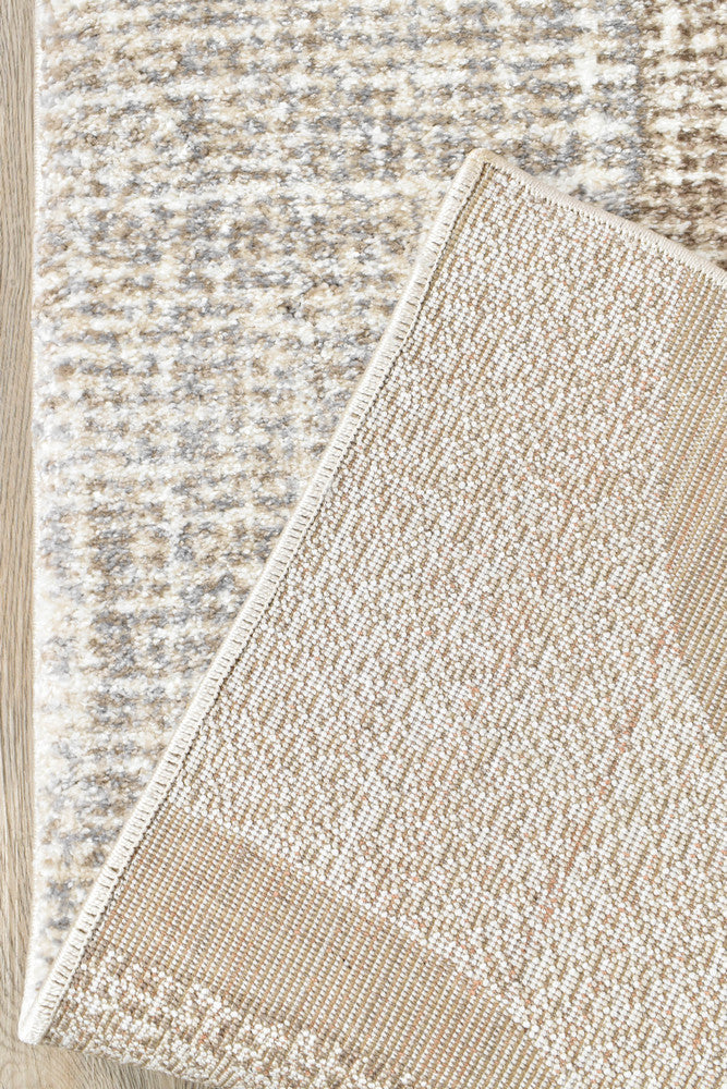 Sofia Urban Drift in Grey & Orange : Runner Rug