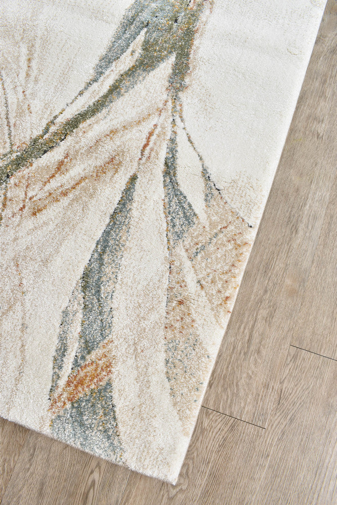 Sofia Emerald Beige & Cream : Runner Rug