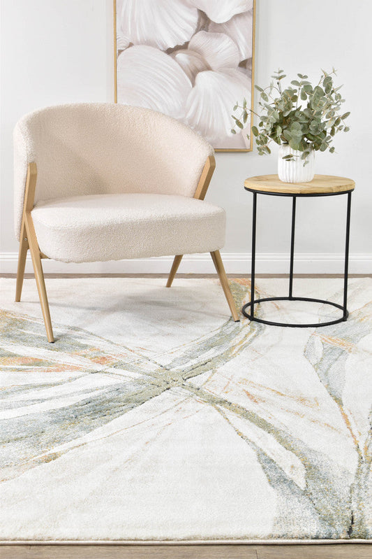 Sofia Emerald in Beige & Cream Rug