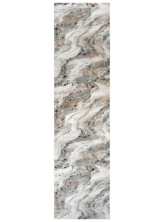 Sofia Lattice Soft Beige & Cream : Runner Rug