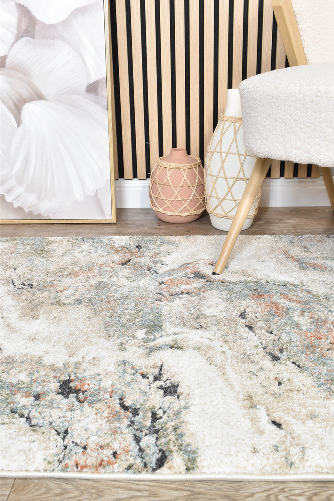 Sofia Lattice Soft Beige & Cream : Runner Rug