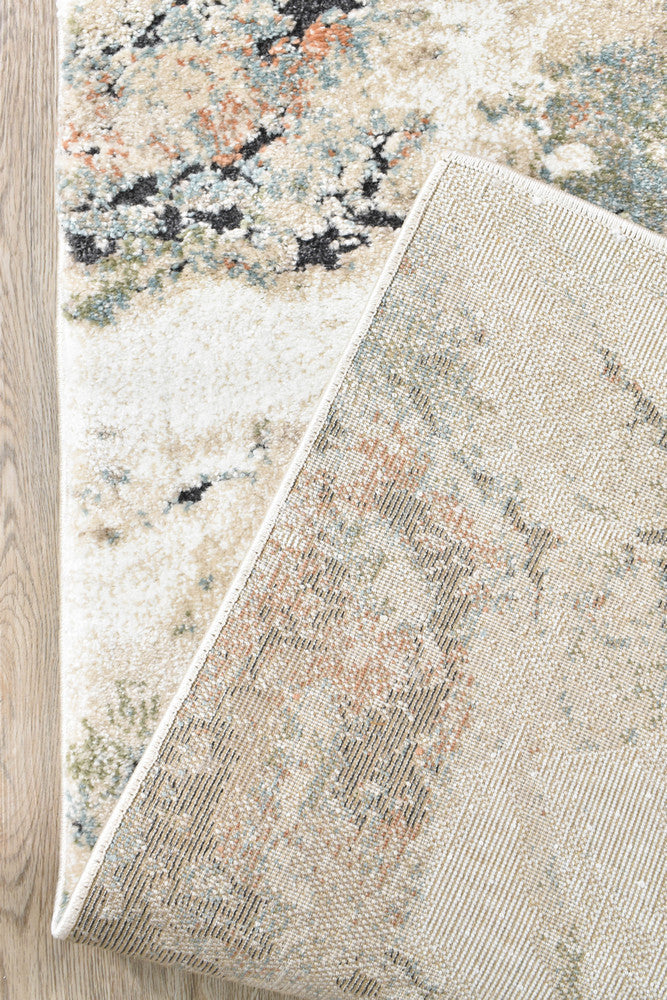 Sofia Lattice Soft Beige & Cream : Runner Rug