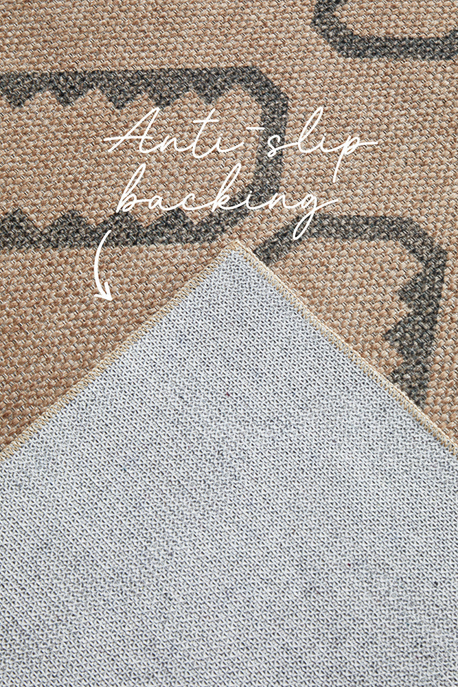 Solar Firuz Washable in Brown Rug