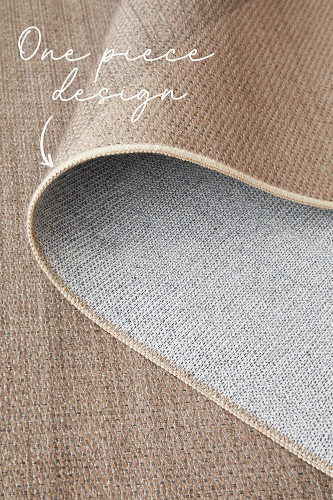 Solar Inesh Washable in Brown Rug