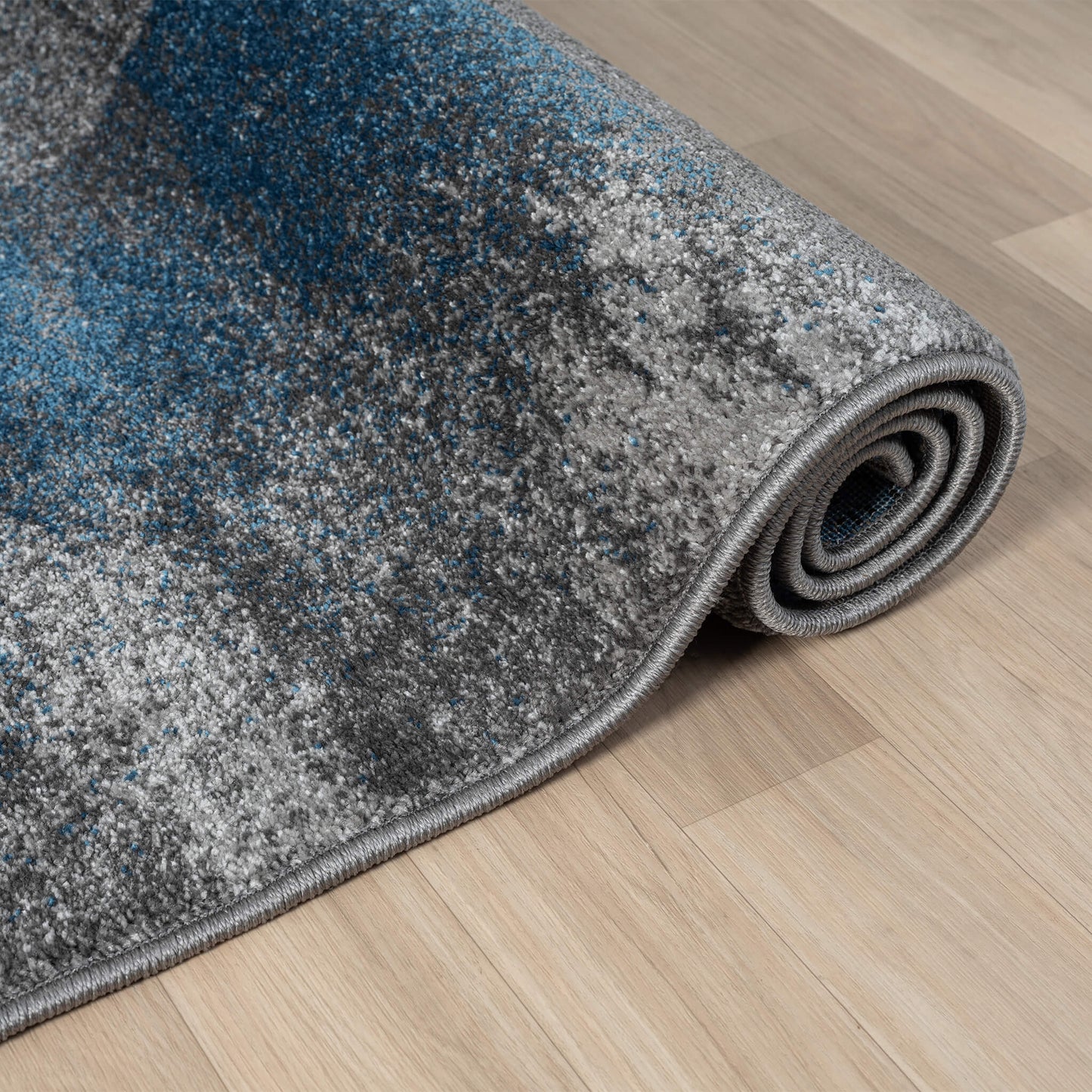 Slate in Blue Colour : Runner Rug