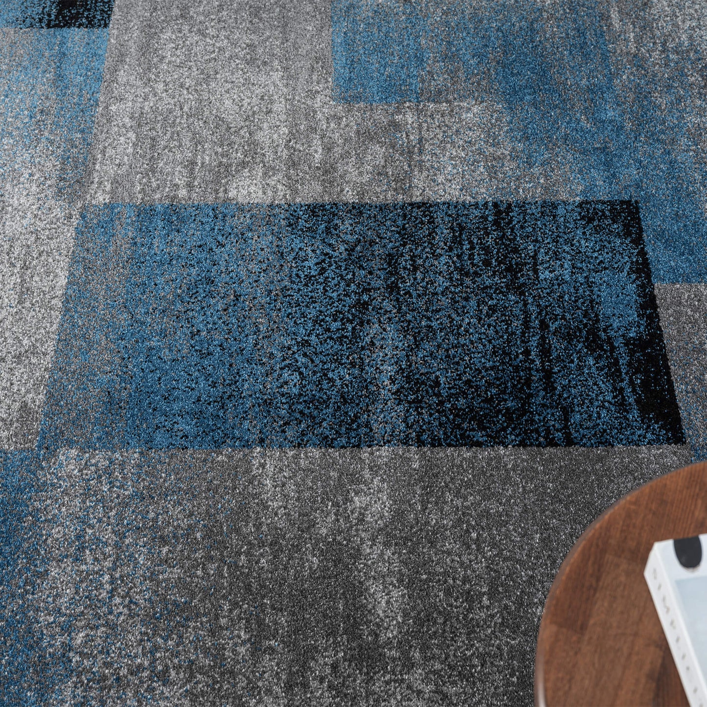 Slate in Blue Colour Rug