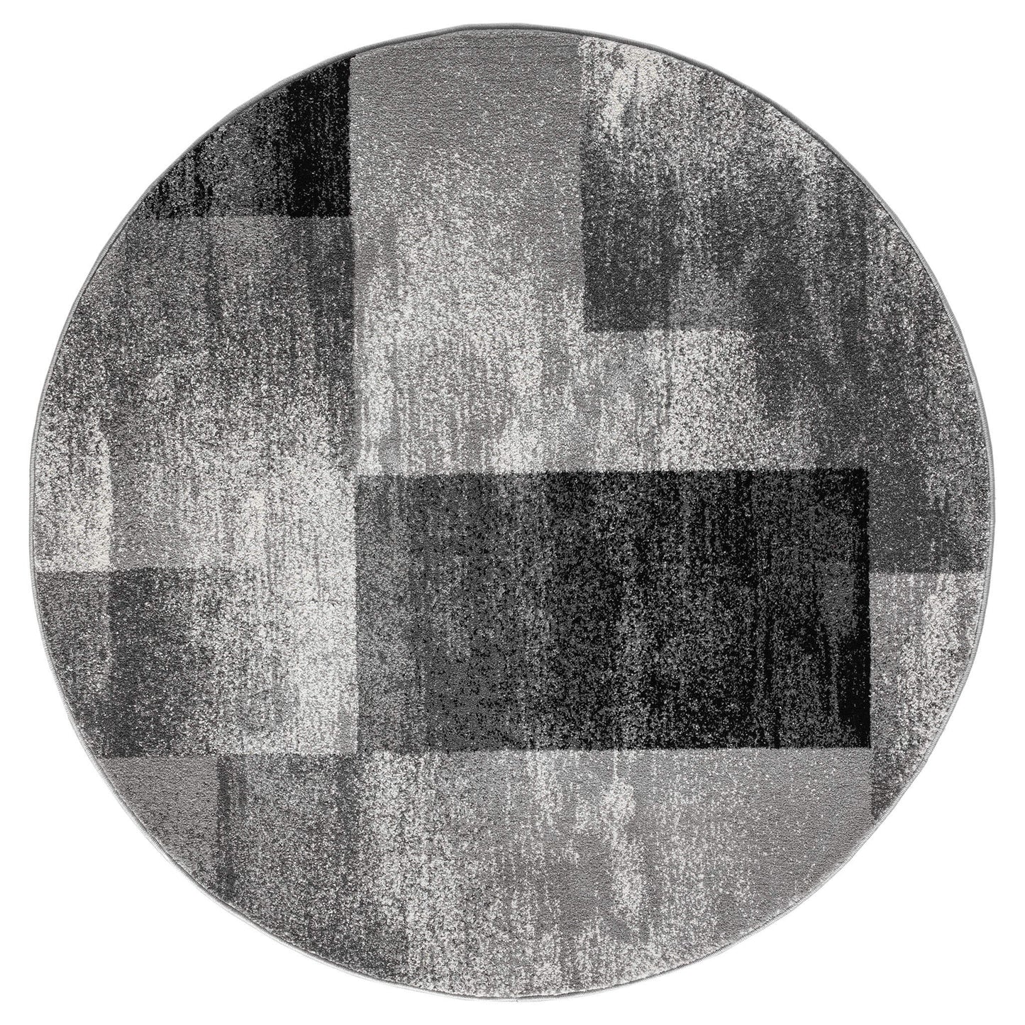 Slate in Grey Colour : Round Rug