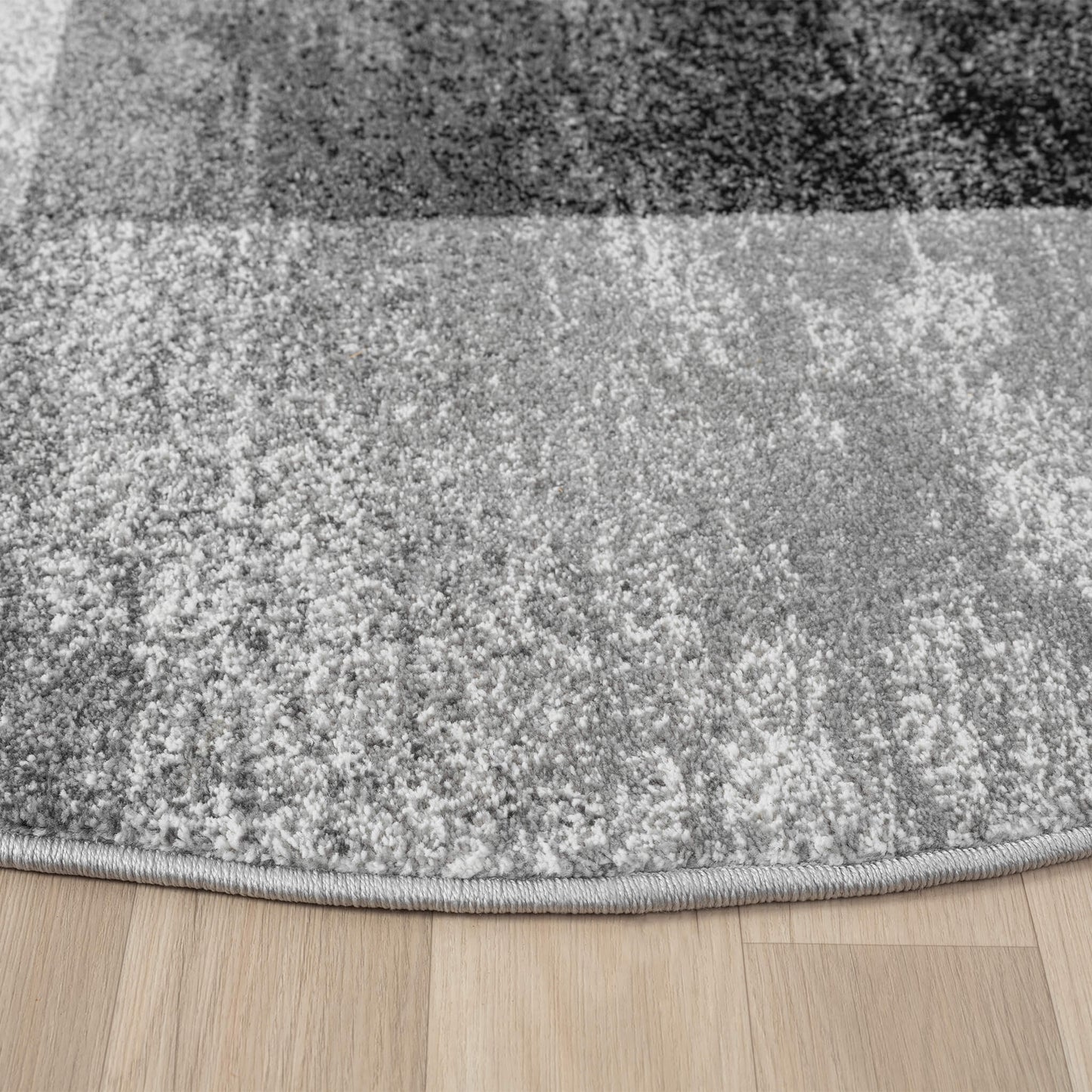 Slate in Grey Colour : Round Rug