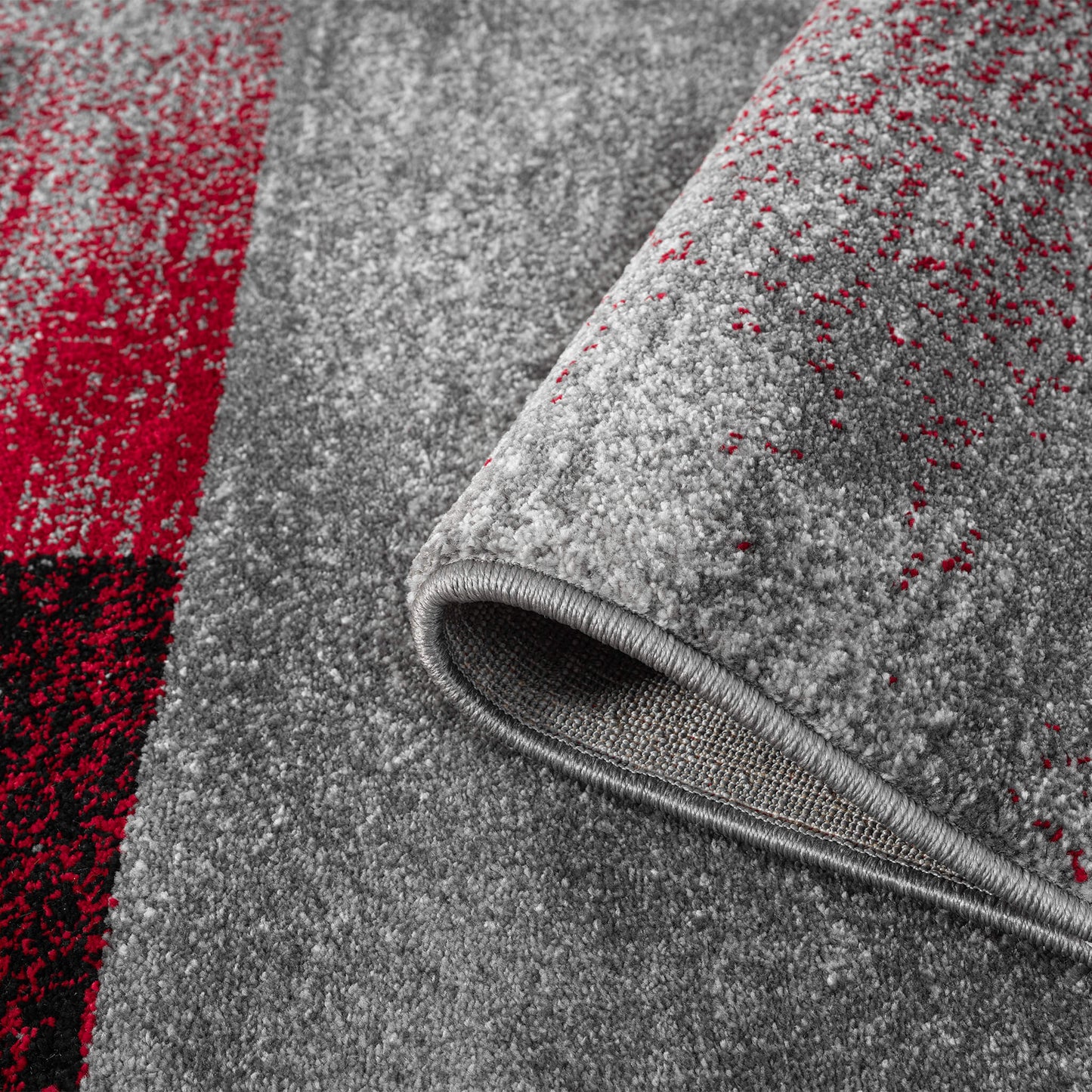 Slate in Red Colour Rug