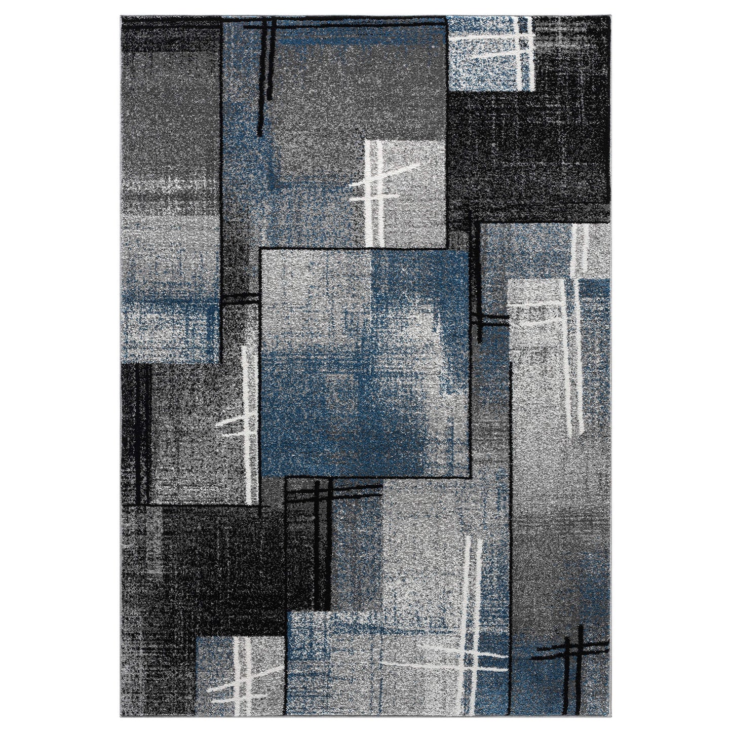 Slate in Blue Colour Rug
