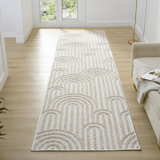 Solace Oak in Cream : Runner Rug