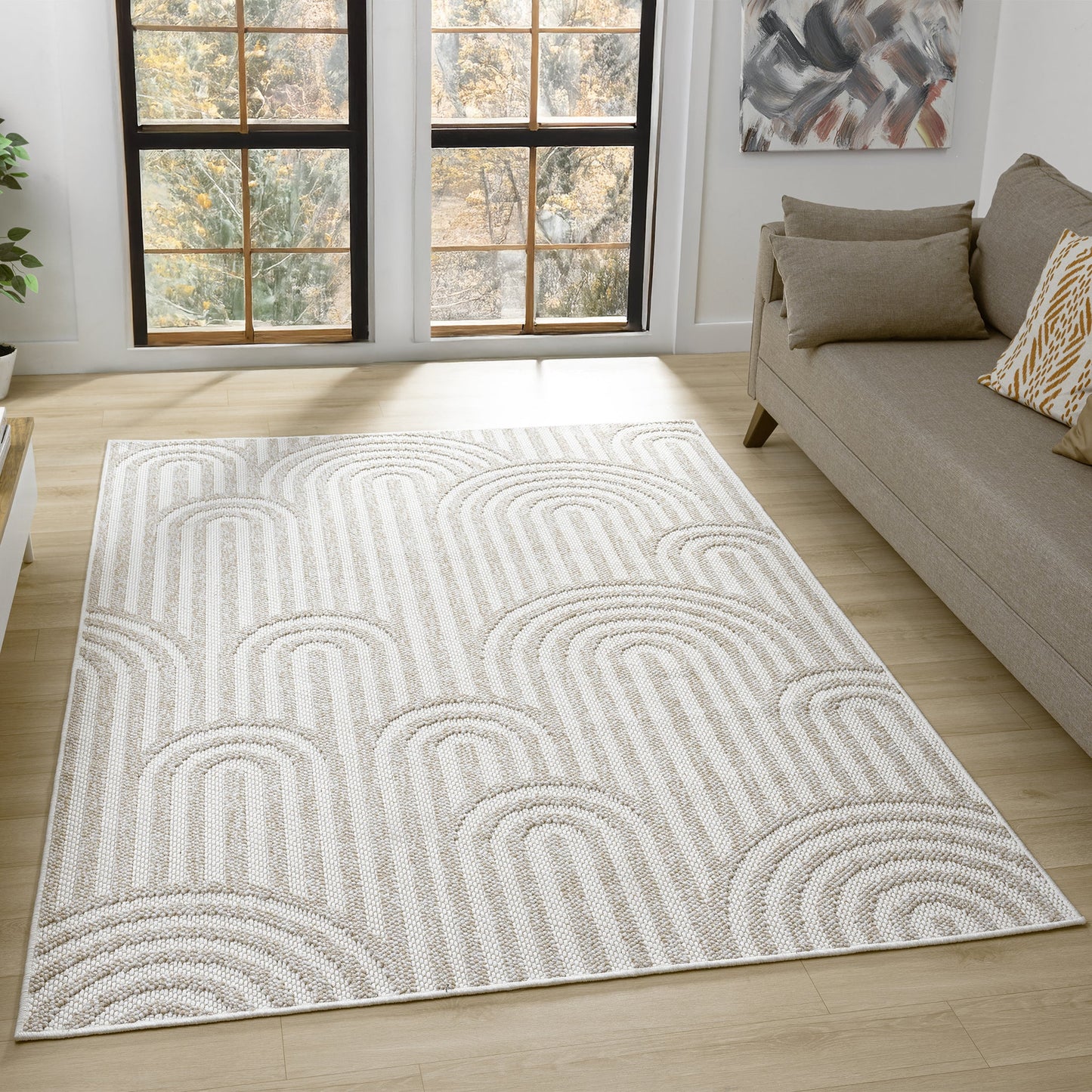 Solace Oak in Cream Rug