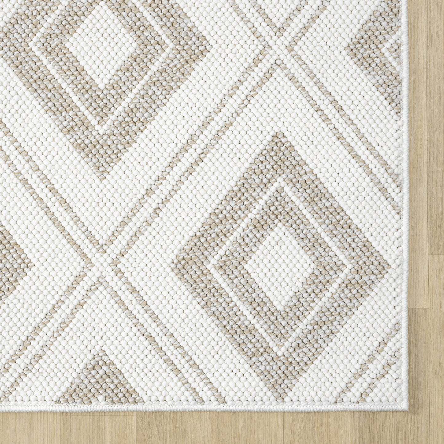 Solace Pebble in Cream : Runner Rug