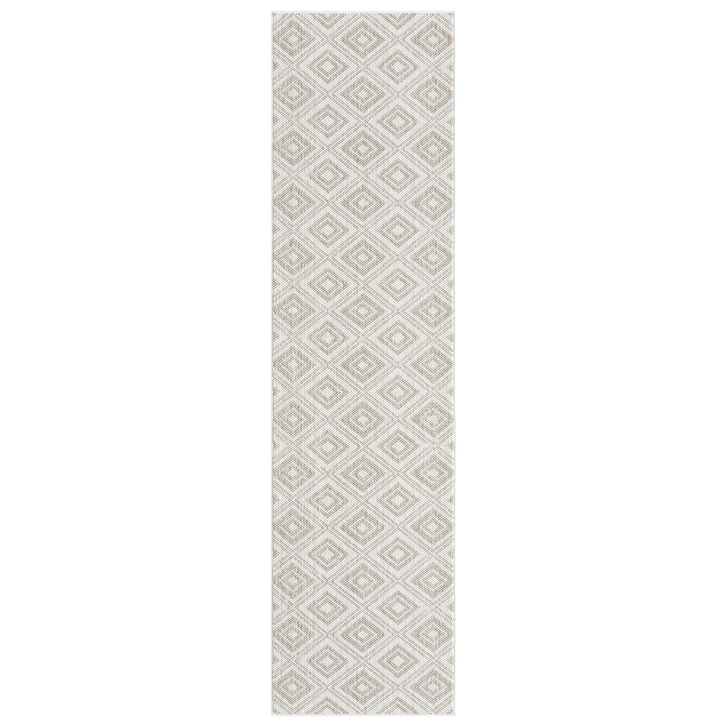 Solace Pebble in Cream : Runner Rug