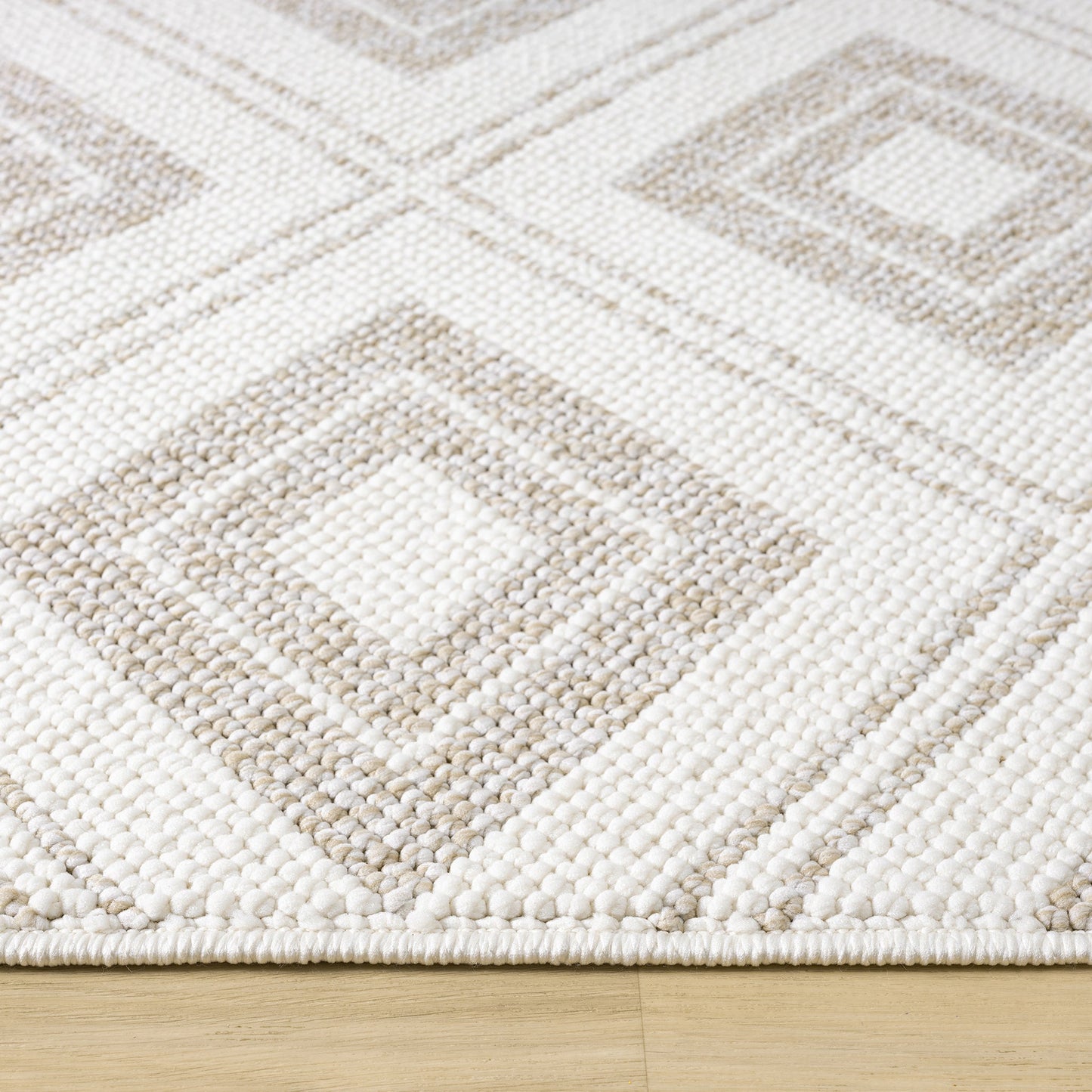 Solace Pebble in Cream : Runner Rug