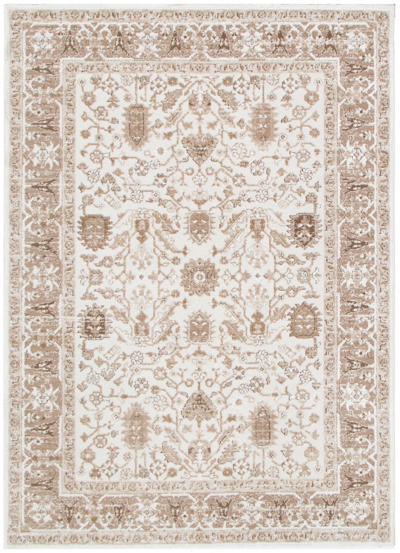 Sierra Oriental Border in Brown Rug