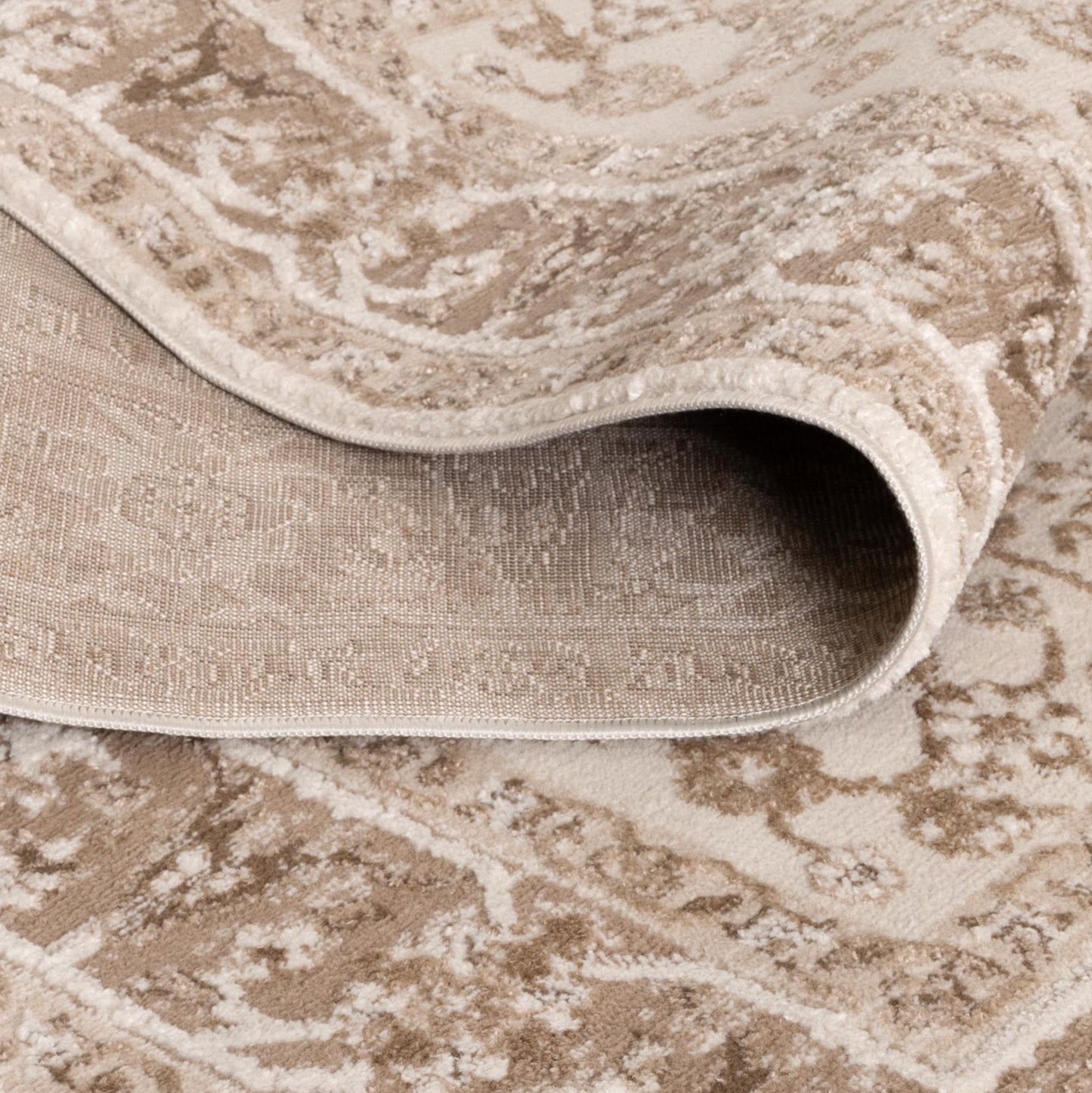 Sierra Oriental Border in Brown Rug