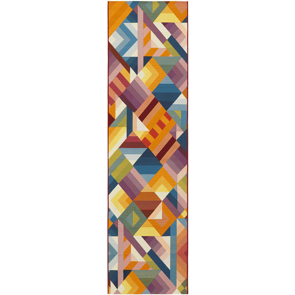 Vista Geo Multi Colour : Runner Rug